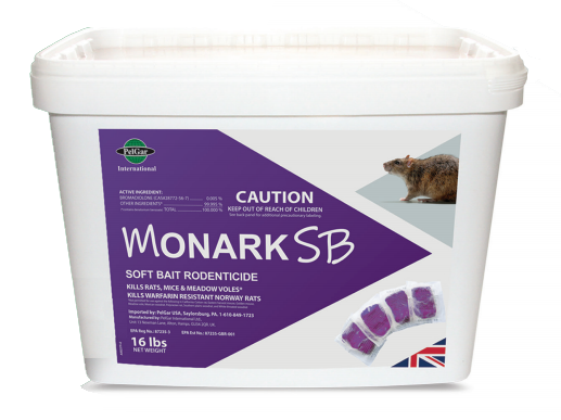 Monark Difenacoum Soft Bait Rodenticide (16 lb) - NO CA 